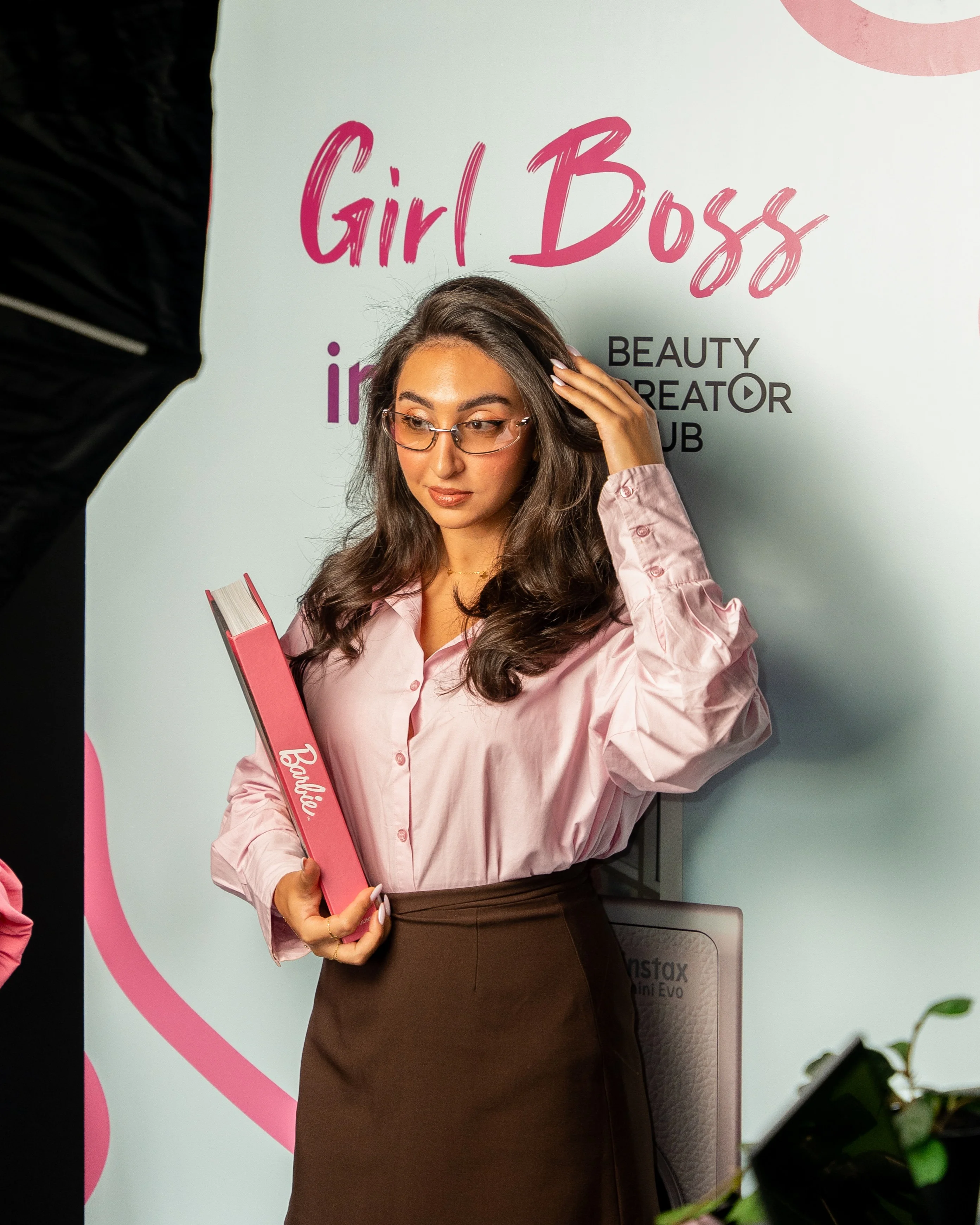 Beauty Creator Club content creator at an event